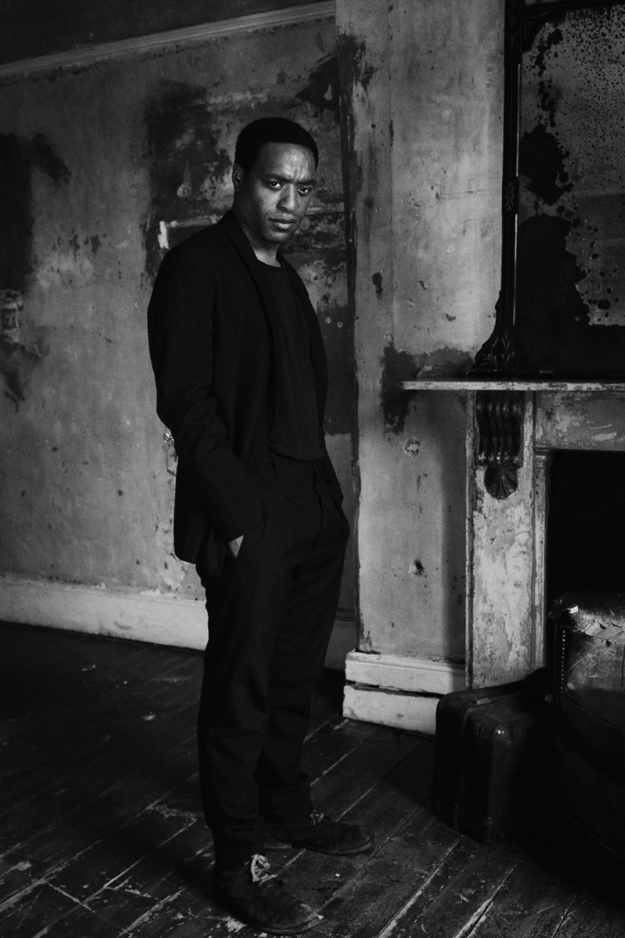 Chiwetel Ejiofor for MONROWE Magazine. Black and white photography by Jessie Craig.