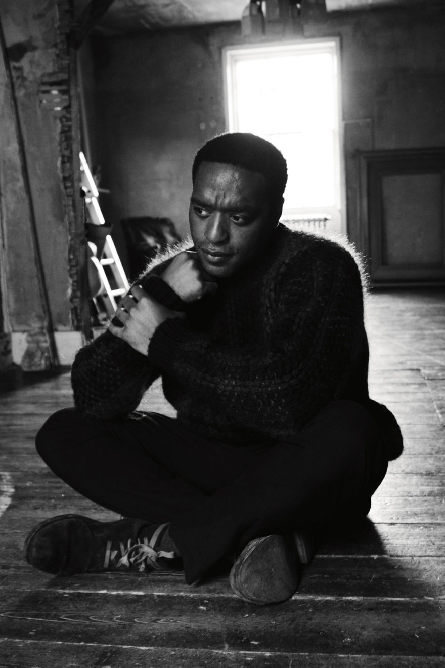 Chiwetel Ejiofor for MONROWE Magazine. Black and white photography by Jessie Craig.