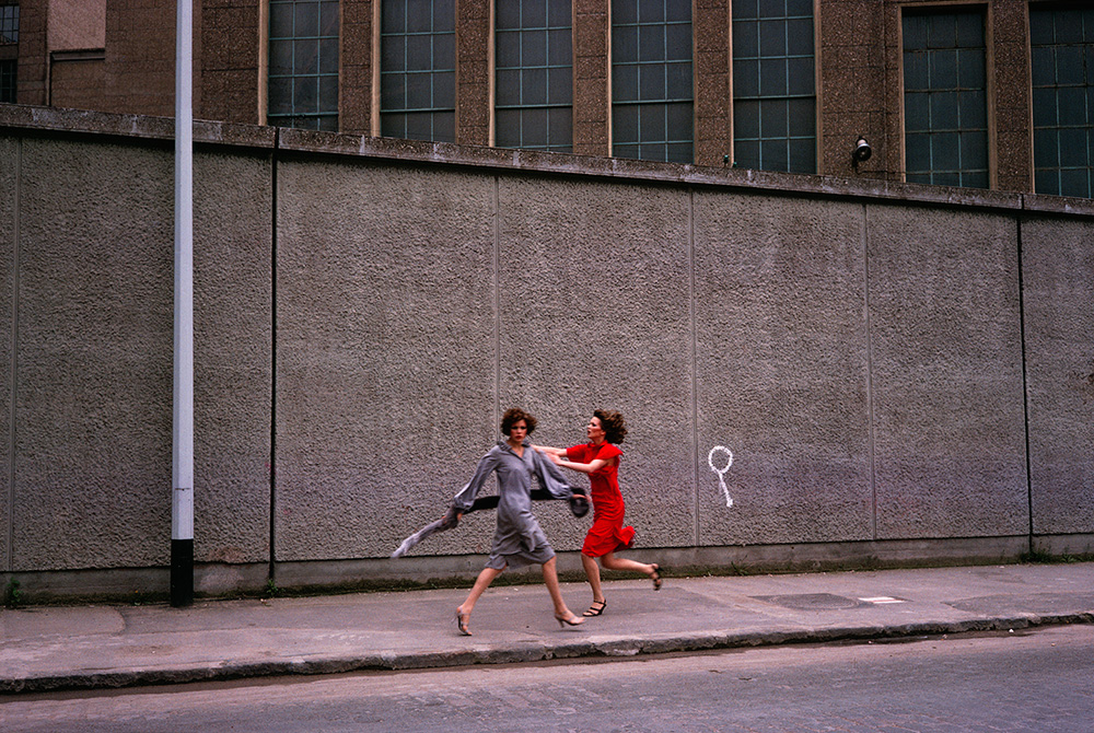 Image of Guy Bourdin, Paris Vogue 1975, clothing by Chloe, MONROWE