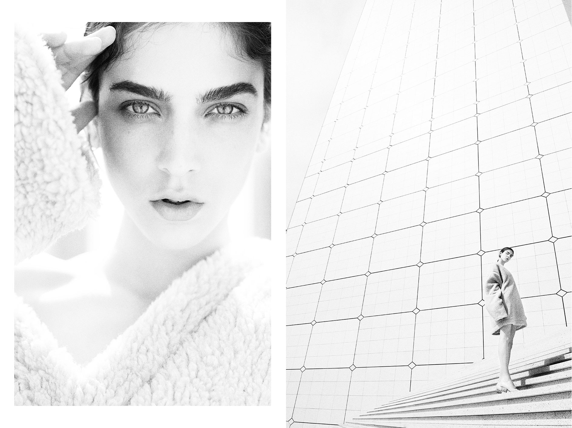 Black and white photography by Benjamin Tietge for MONROWE magazine