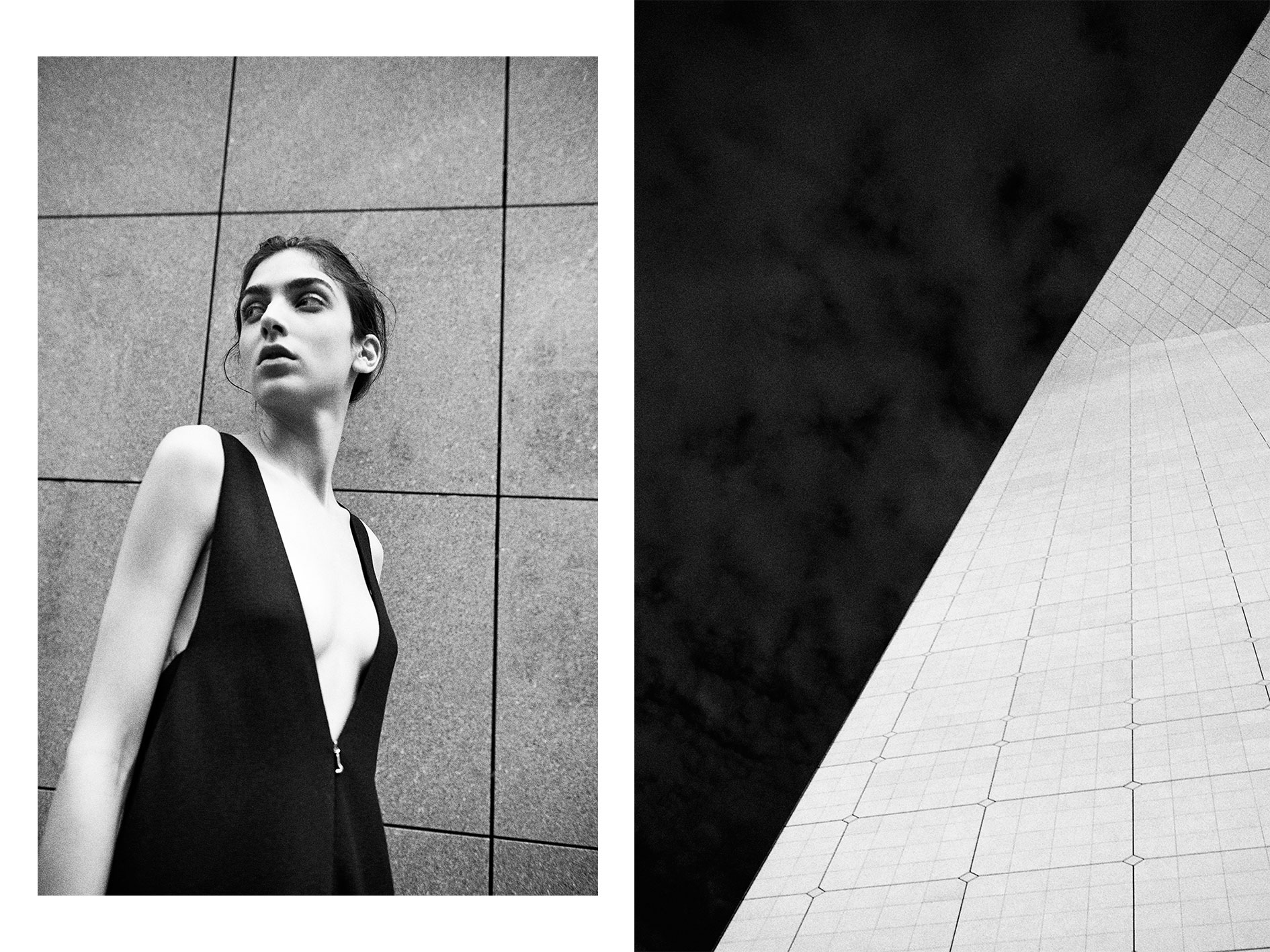Black and white photography by Benjamin Tietge for MONROWE magazine